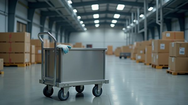 Optimisez la manutention avec un chariot de transfert industriel