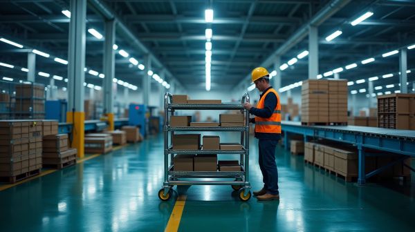 Optimisez la manutention avec un chariot de transfert industriel