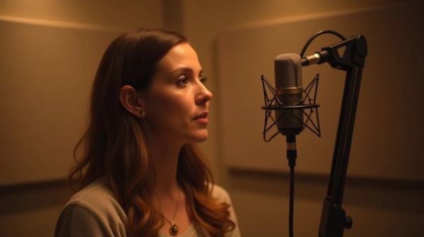 Voix-off féminine : enregistrement professionnel pour vos projets audio